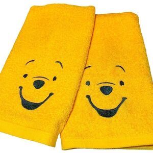 💛 2 Pack - BRAND NEW - Pooh - 💛 Hand Towel Set